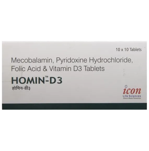 homin d3 tablet 10's